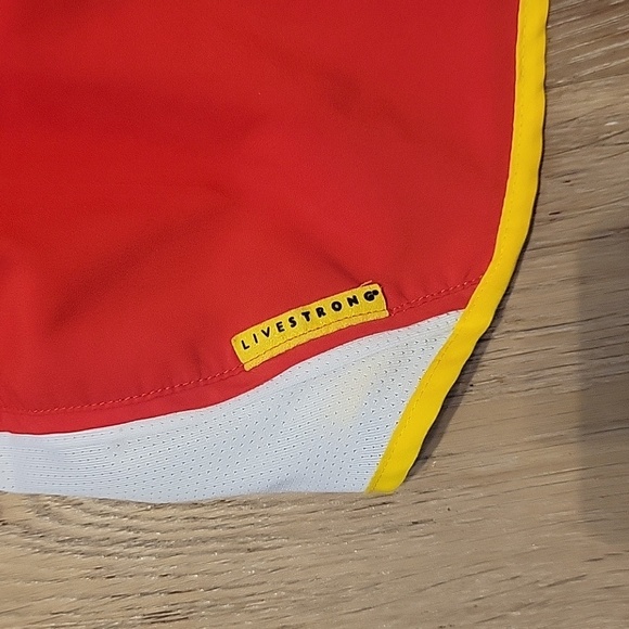 Nike Dri Fit Live Strong Red And White Athletic Shorts Size Xsmall - Picture 4 of 6